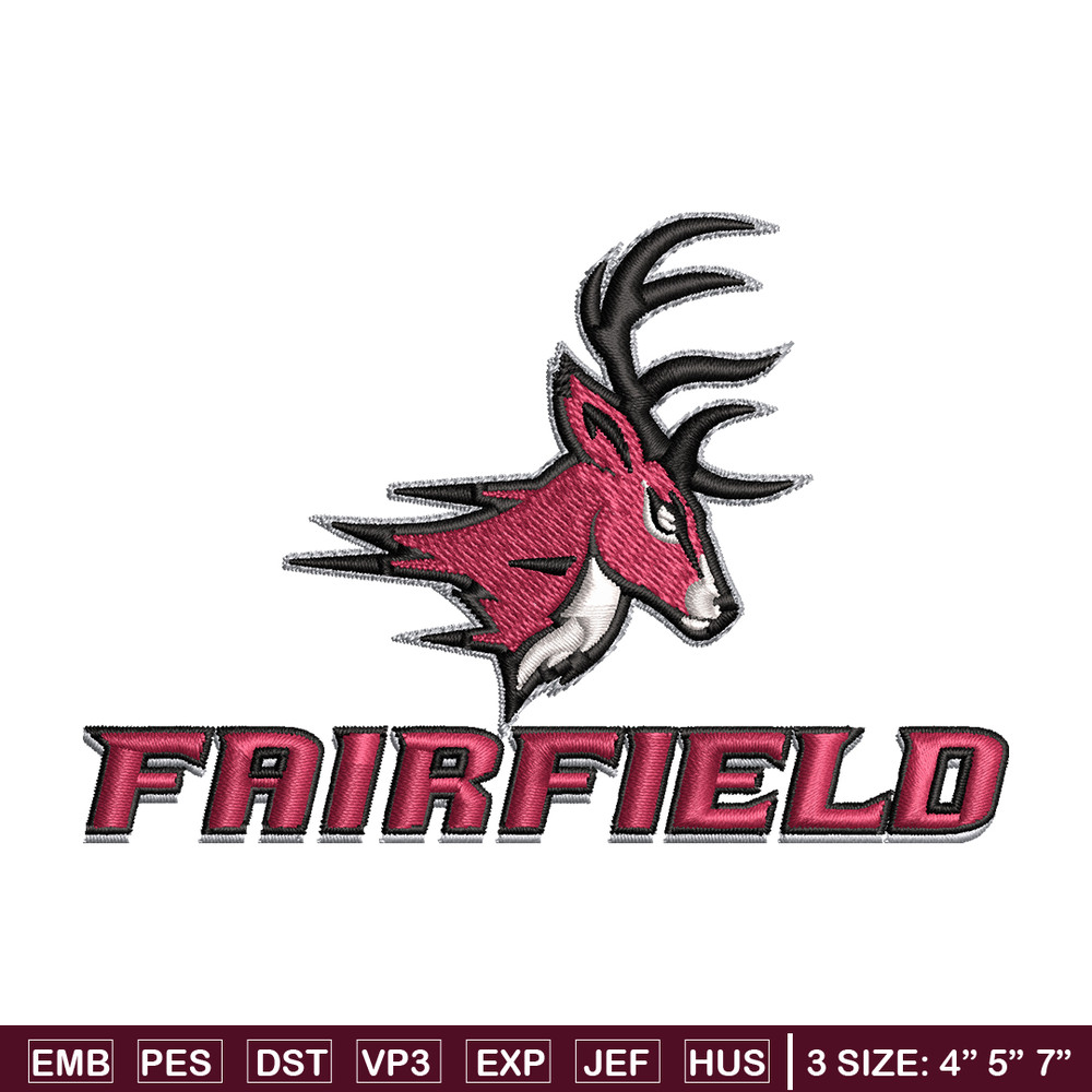 Fairfield Stags embroidery design, Fairfield Stags embroidery, logo Sport, Sport embroidery, NCAA embroidery..jpg