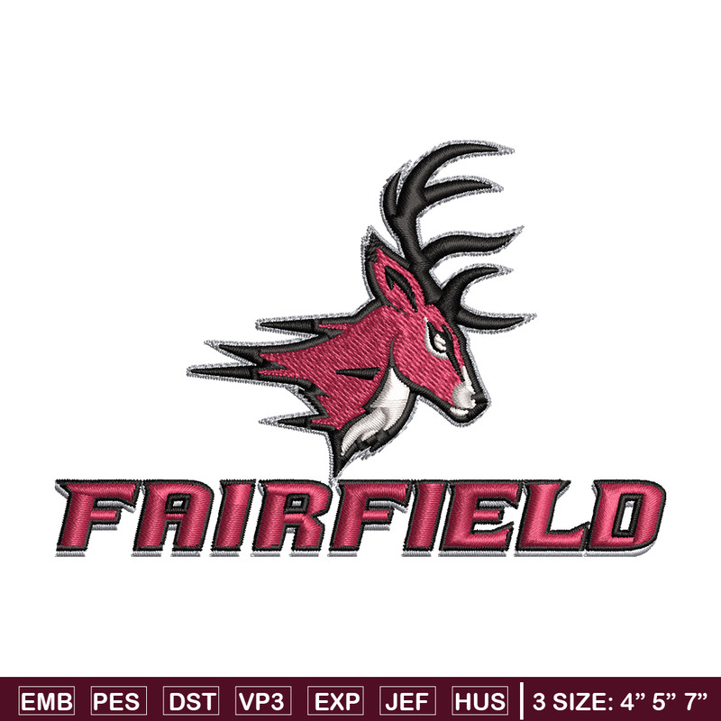 Fairfield Stags embroidery design, Fairfield Stags embroidery, logo Sport, Sport embroidery, NCAA embroidery..jpg