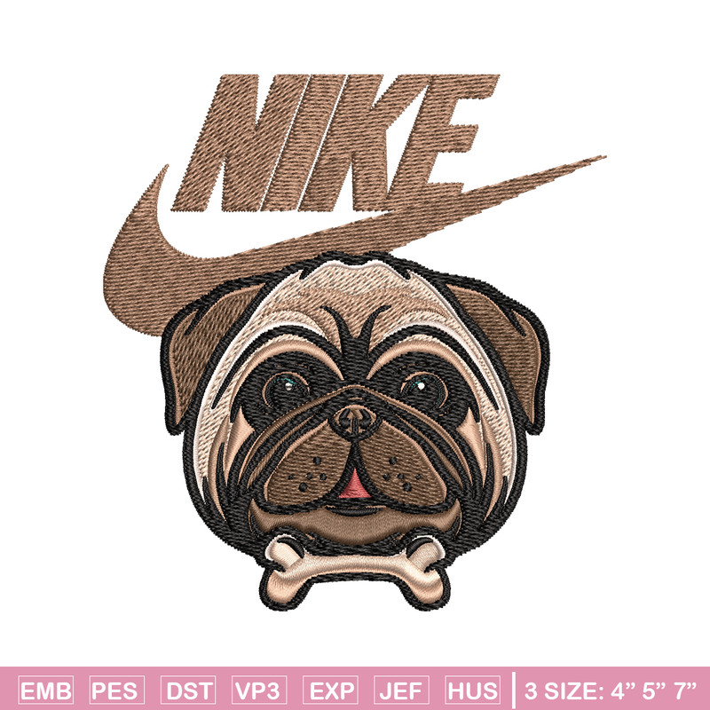 Bulldog Nike Embroidery design, Bulldog logo Embroidery, Nike design, Embroidery file, logo shirt, Instant download..jpg