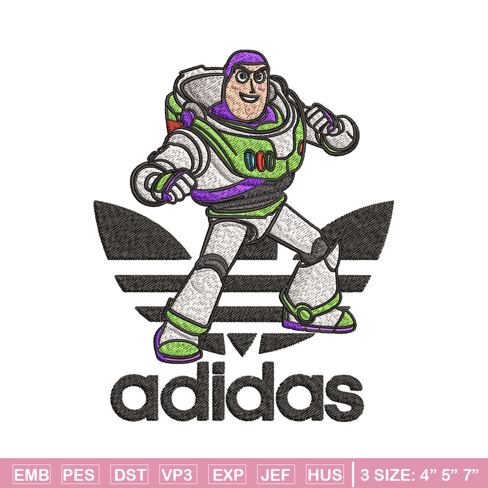 Buzz adidas Embroidery Design, Adidas Embroidery, Brand Embroidery, Embroidery File, Logo shirt, Digital download.jpg