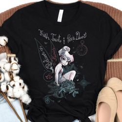 disney peter pan tinker bell believe drawing graphic tshirt, peter pan shirt, tinker bell shirt, wdw disneyland family m