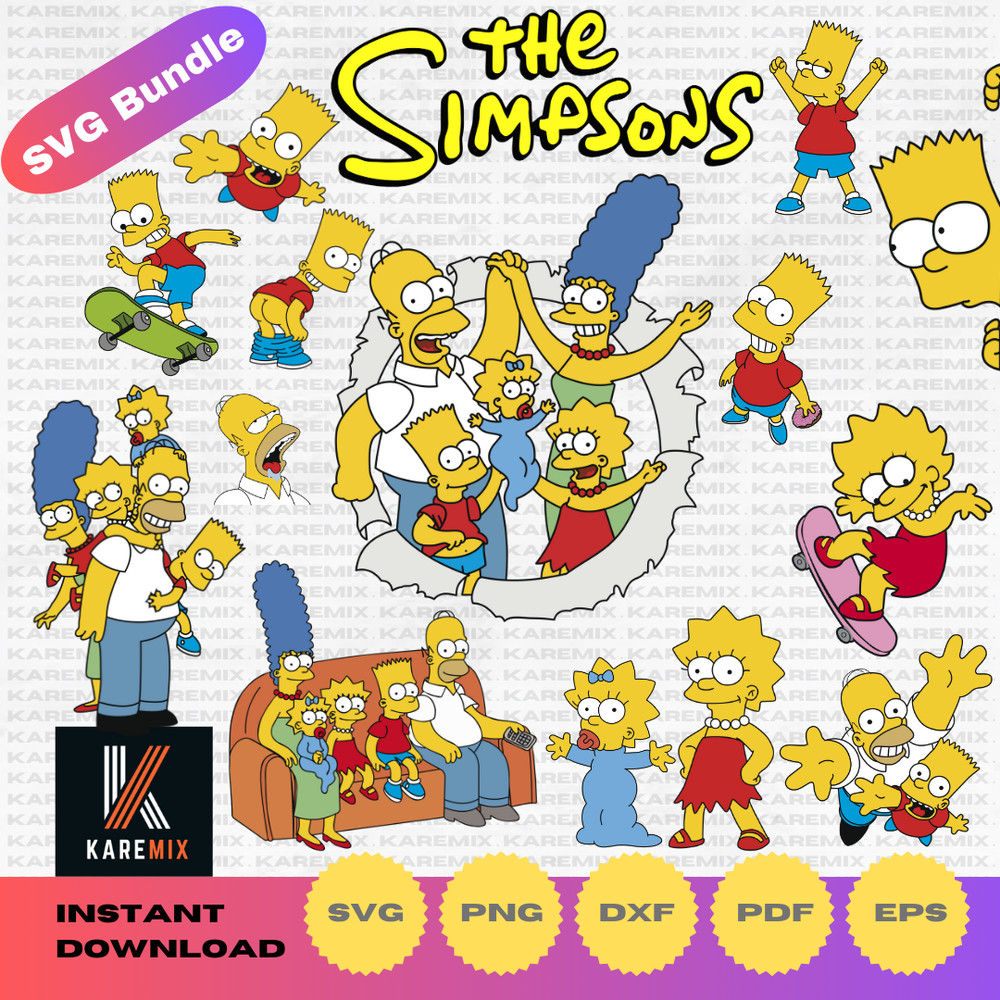 Simpsons-clipart- bundle-The -Simpsons-SVG- cutting-files-for -Cricut- Silhouette-PNG- DXF-PDF-instant- download (1).png