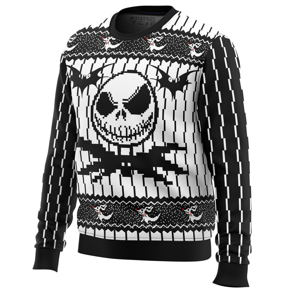 Jack Skellington The Nightmare Before All Over Print Hoodie 3D Zip Hoodie 3D Ugly Christmas Sweater 3D Fleece Hoodie