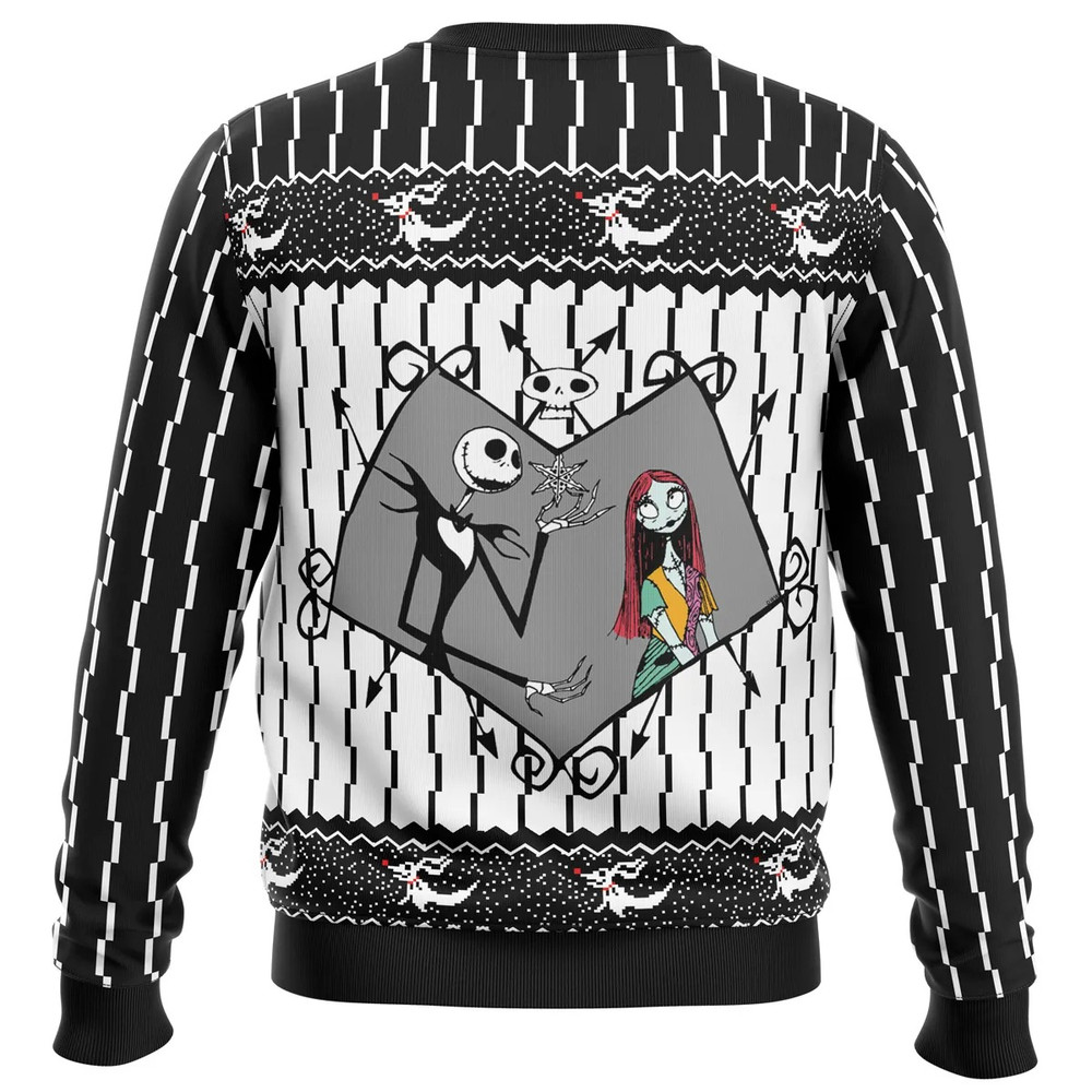 Jack Skellington The Nightmare Before All Over Print Hoodie 3D Zip Hoodie 3D Ugly Christmas Sweater 3D Fleece Hoodie