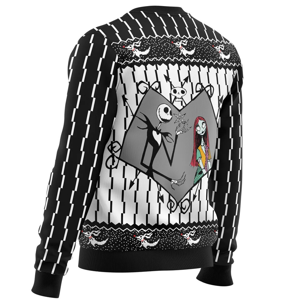 Jack Skellington The Nightmare Before All Over Print Hoodie 3D Zip Hoodie 3D Ugly Christmas Sweater 3D Fleece Hoodie