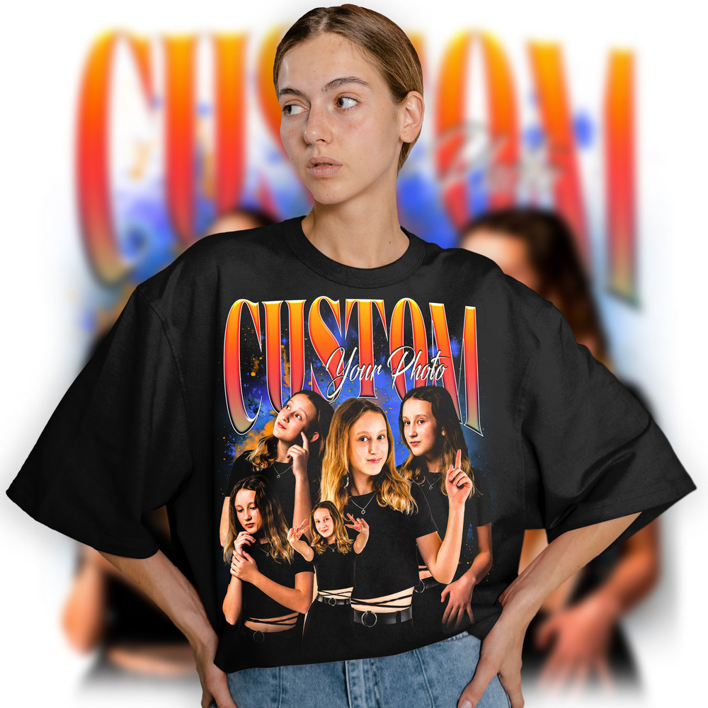 Custom Girlfriend photo shirt, Custom Bootleg Rap Tee, Custom photo rap shirt, Insert Your Design, Personalized, Customized Shirt - 1.jpg
