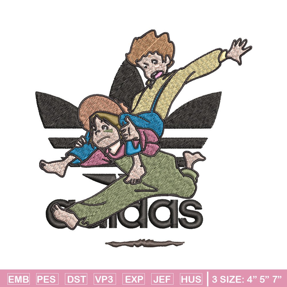 Cartoon adidas Embroidery Design, Adidas Embroidery, Embroidery File, Cartoon Embroidery, Logo shirt, Digital download.jpg