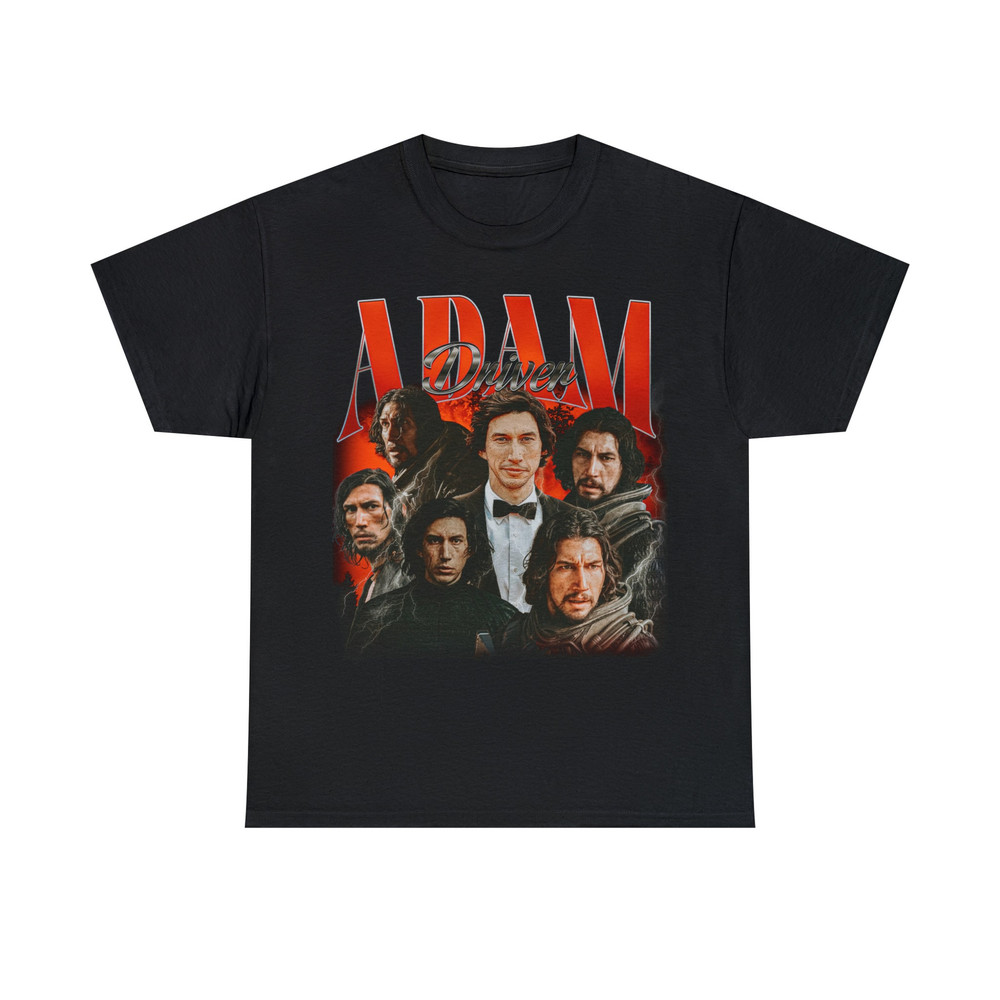 Limited Adam Driver Vintage T-Shirt, Graphic Unisex T-shirt, Retro 90's Adam Driver Fans Homage T-shirt, Gift For Women and Men - 3.jpg