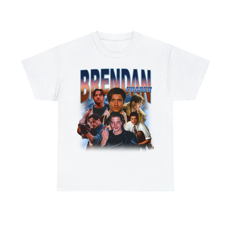 Limited BRENDAN FRASER Vintage T-Shirt, Brendan Fraser Graphic T-shirt, Retro 90's Brendan Fraser Fan Homage T-shirt, Gift For Women and Men - 8.jpg