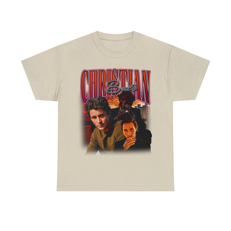 Limited CHRISTIAN BALE Vintage T-Shirt, Graphic T-shirt, Retro 90's Fans Homage T-shirt, Gift For Women and Men - 8.jpg