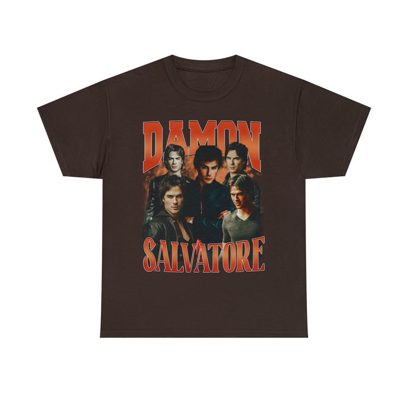 Limited Damon Salvatore Vintage T-Shirt, Graphic Unisex T-shirt, Retro 90's Damon Salvatore Fans Homage T-shirt, Gift For Women and Men - 9.jpg