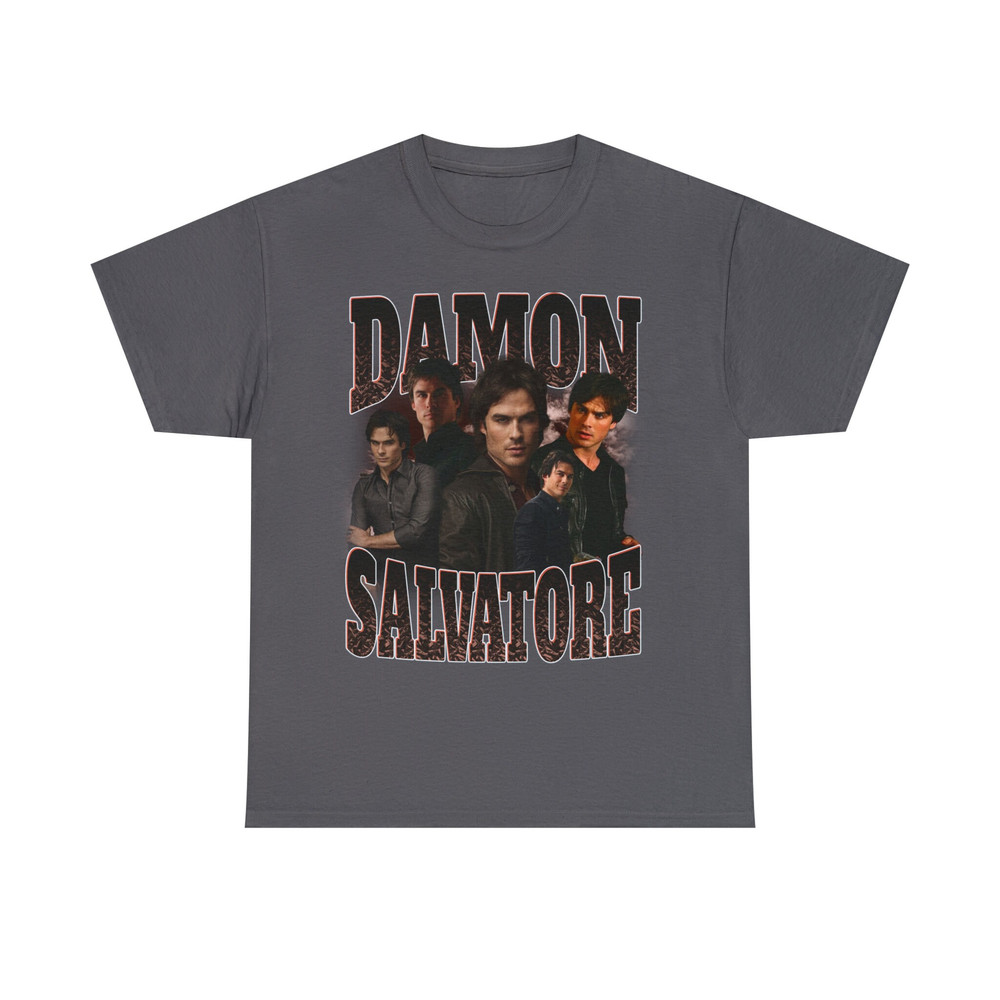 Limited Damon Salvatore Vintage T-Shirt, Graphic Unisex T-shirt, Retro 90's Fans Homage T-shirt, Gift For Women and Men - 4.jpg