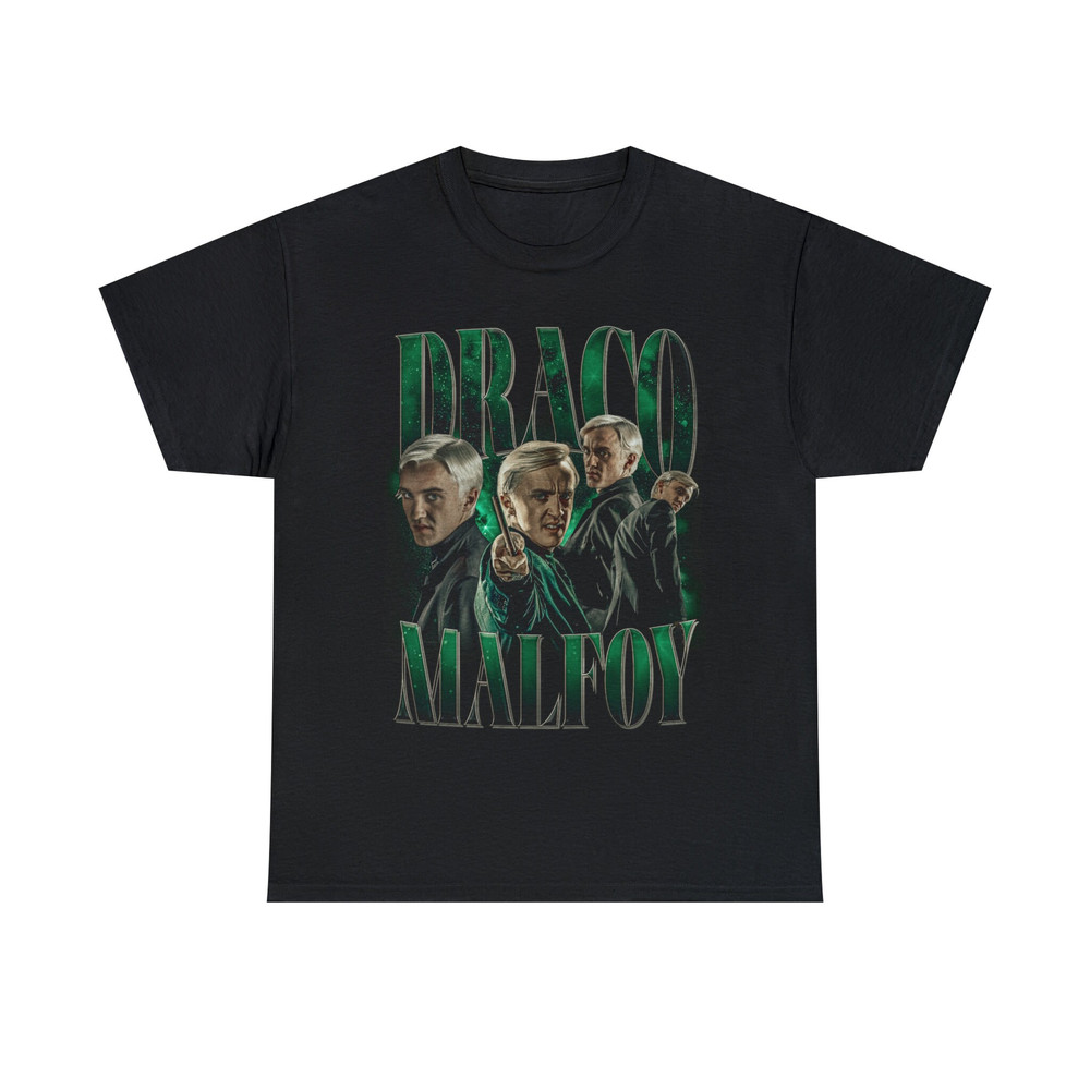 Limited Draco Malfoy Vintage T-Shirt, Graphic Unisex T-shirt, Retro 90's Fans Homage T-shirt, Gift For Women and Men - 3.jpg