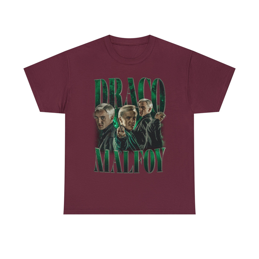 Limited Draco Malfoy Vintage T-Shirt, Graphic Unisex T-shirt, Retro 90's Fans Homage T-shirt, Gift For Women and Men - 6.jpg