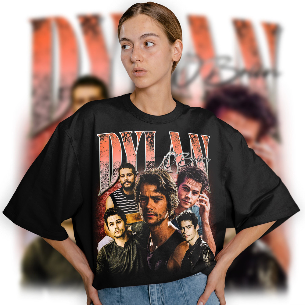 Limited DYLAN O'BRIEN Vintage T-Shirt, Graphic Unisex T-shirt, Retro 90's Fans Homage T-shirt, Gift For Women and Men - 1.jpg