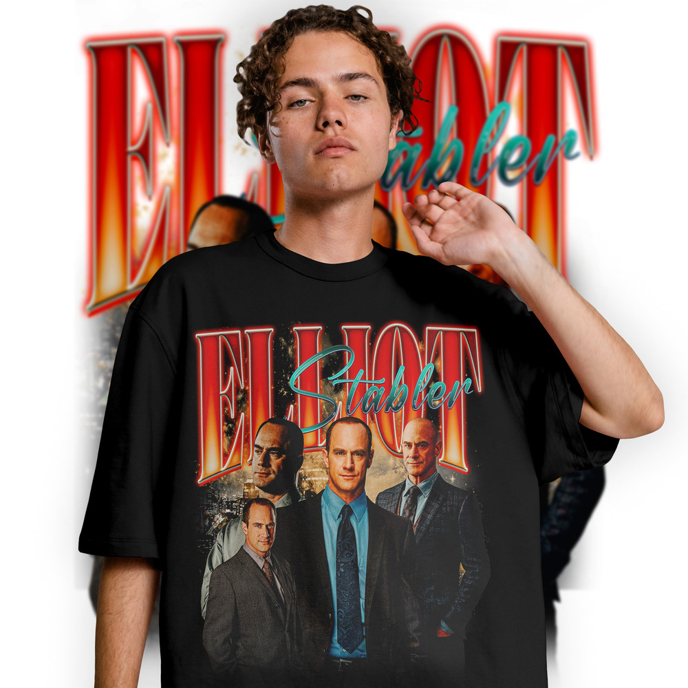Limited ELLIOT STABLER Vintage T-Shirt, Graphic T-shirt, Retro 90's Fans Homage T-shirt, Gift For Women and Men - 2.jpg