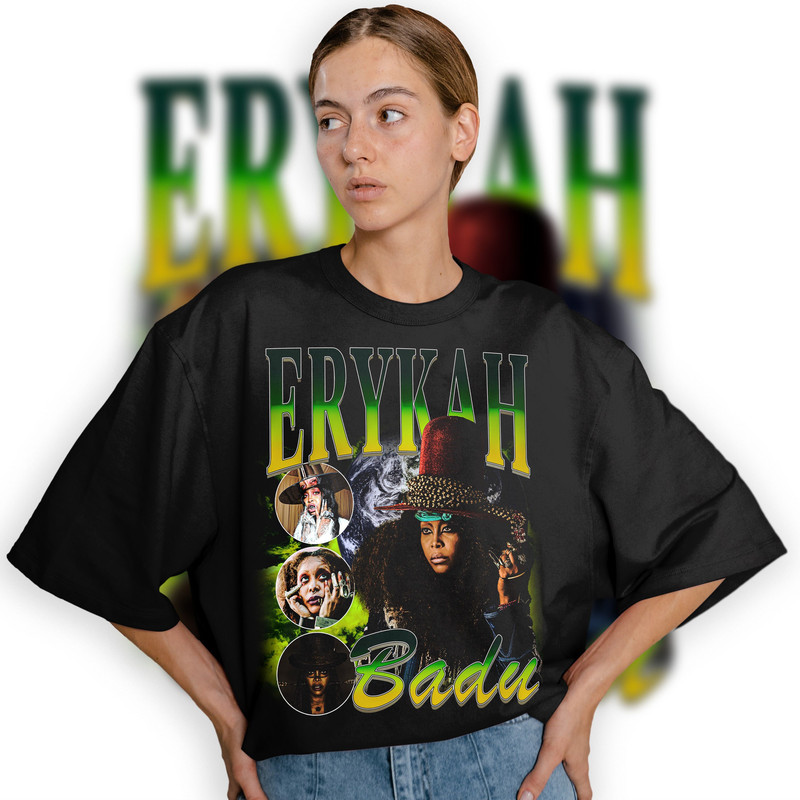 Limited Erykah Badu Vintage T-Shirt, Jacrispy Graphic T-shirt, Retro 90's Jacrispy Fans Homage T-shirt, Jacrispy Gift For Women and Men - 1.jpg