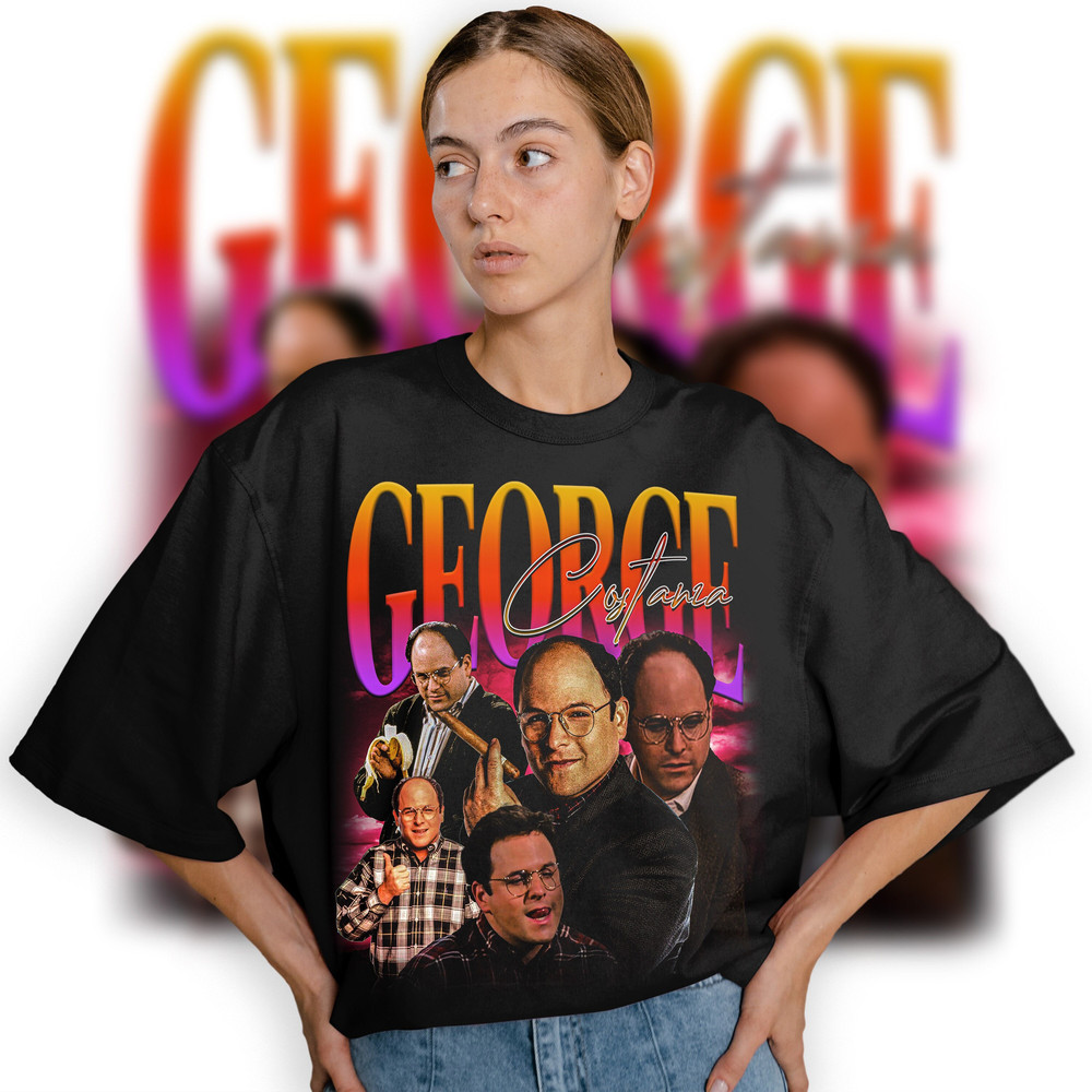 Limited George Costanza Vintage T-Shirt, George Costanza Graphic T-shirt, Retro 90's Fans Homage T-shirt, Gift For Women and Men - 1.jpg