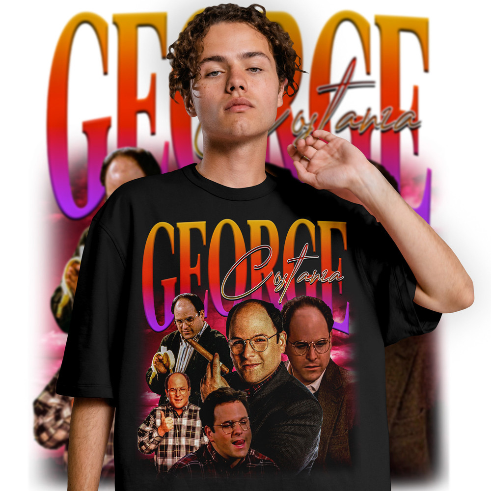 Limited George Costanza Vintage T-Shirt, George Costanza Graphic T-shirt, Retro 90's Fans Homage T-shirt, Gift For Women and Men - 2.jpg