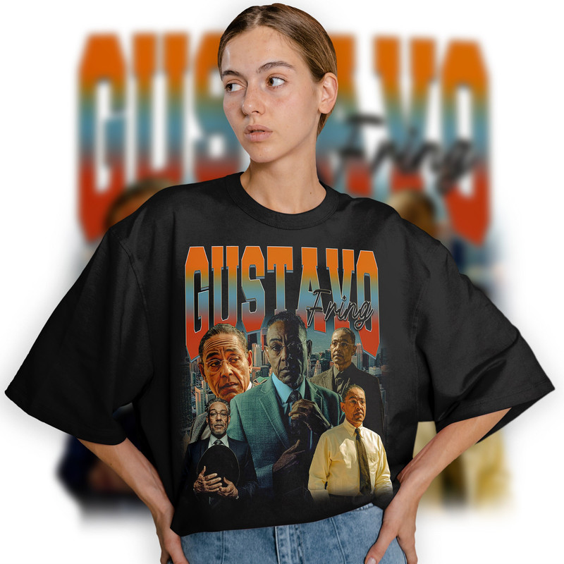 Limited GUSTAVO FRING Vintage T-Shirt, Graphic T-shirt, Retro 90's Fans Homage T-shirt, Gift For Women and Men - 1.jpg
