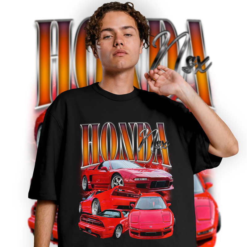 Limited Honda Acura NSX Vintage T-Shirt, Graphic T-shirt, Retro 90's NSX Fans Homage T-shirt, Honda NSX Gift For Women and Men - 2.jpg