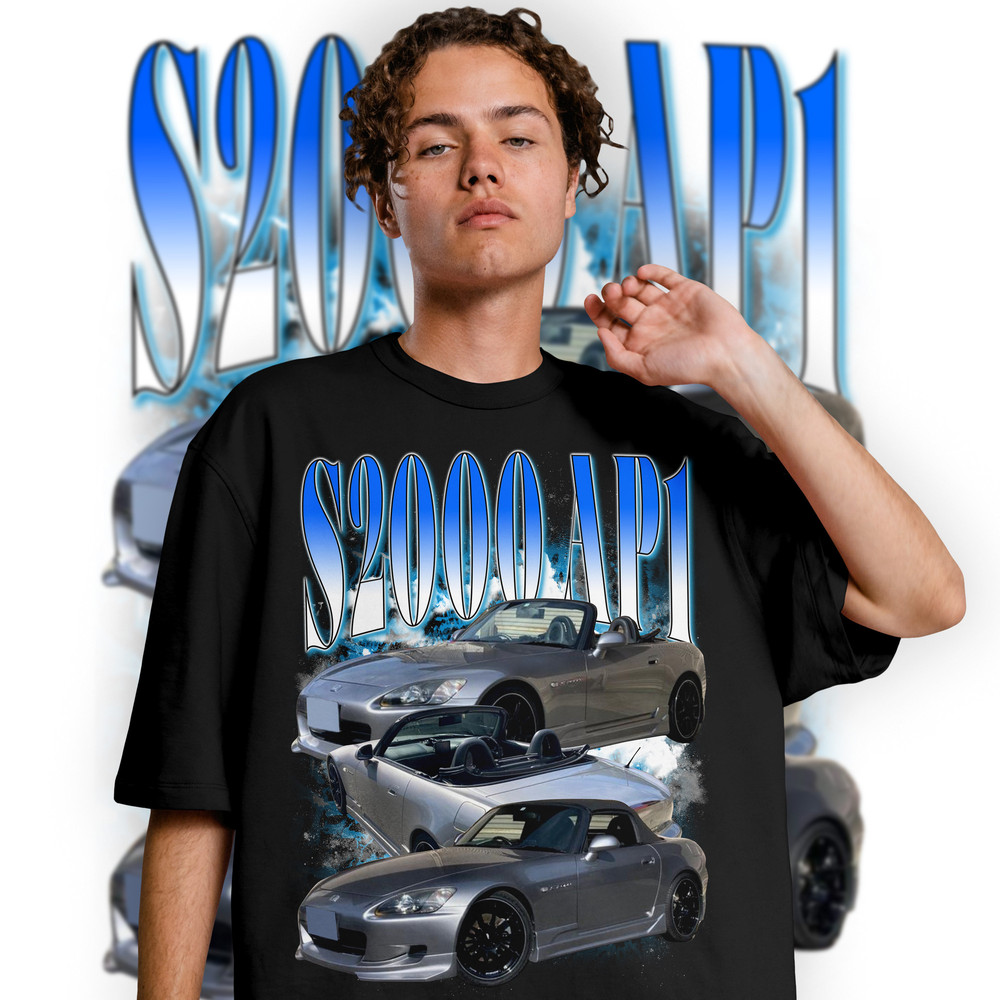 Limited Honda S2000 Vintage T-Shirt, Honda S2000 Graphic T-shirt, Retro 90's Fans Homage T-shirt, JDM Gift For Women and Men - 2.jpg