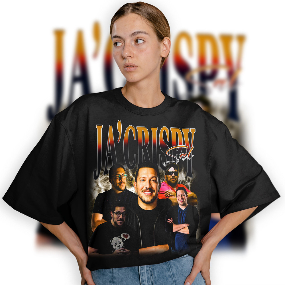 Limited Ja Crispy Sal Vintage T-Shirt, Sal Vulcano Graphic T-shirt, Jacrispy Retro 90's Fans Homage T-shirt, Jacrispy Gift - 1.jpg