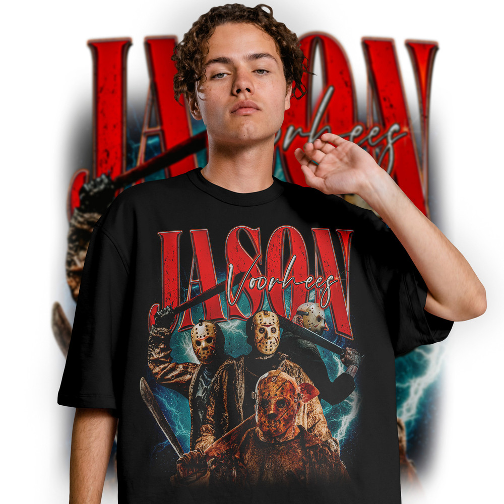 Limited JASON VOORHEESE Vintage T-Shirt, Graphic T-shirt, Retro 90's Fans Homage T-shirt, Gift For Women and Men - 2.jpg