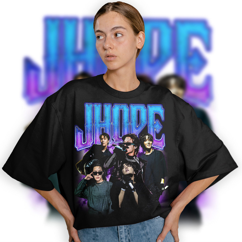 Limited Jhope Vintage T-Shirt, Graphic T-shirt, Retro 90's Jhope Fans Homage T-shirt, Gift For Women and Men - 1.jpg
