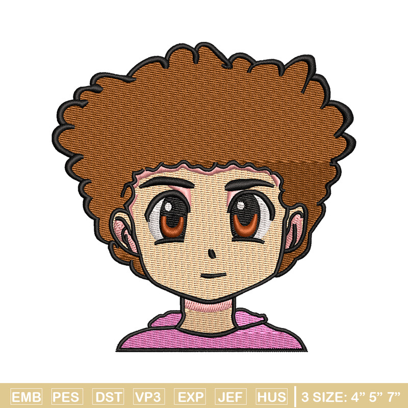 Girl cartoon embroidery design, Girl cartoon embroidery, logo design, embroidery file, cartoon shirt, Digital download..jpg