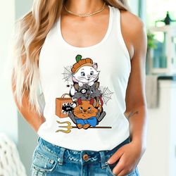disney the aristocats halloween tank top, marie cat tank, disney cat lovers tank, disney cataholic, disney halloween tan