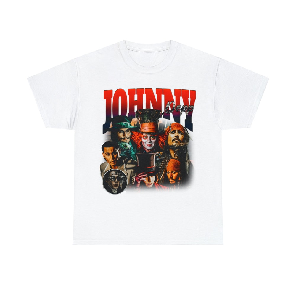 Limited Johnny Depp Vintage T-Shirt, Graphic Unisex T-shirt, Retro 90's Johnny Depp Fans Homage T-shirt, Gift For Women and Men - 9.jpg