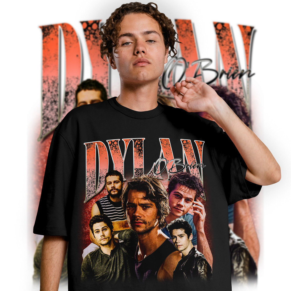 Limited DYLAN O'BRIEN Vintage T-Shirt, Graphic Unisex T-shirt, Retro 90's Fans Homage T-shirt, Gift For Women and Men - 2.jpg