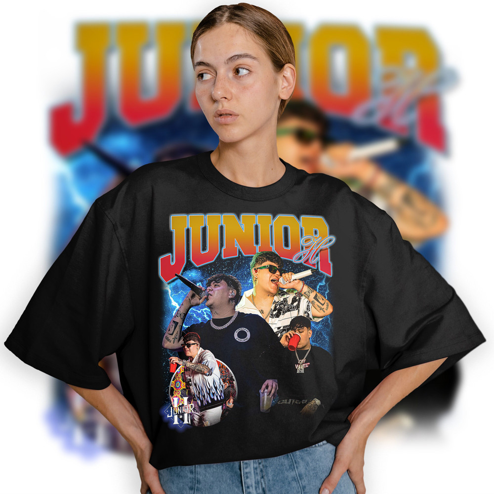 Limited JUNIOR H Vintage T-Shirt, Graphic T-shirt, Retro 90's Fans Homage JUNIOR H T-shirt, Gift For Women and Men - 1.jpg