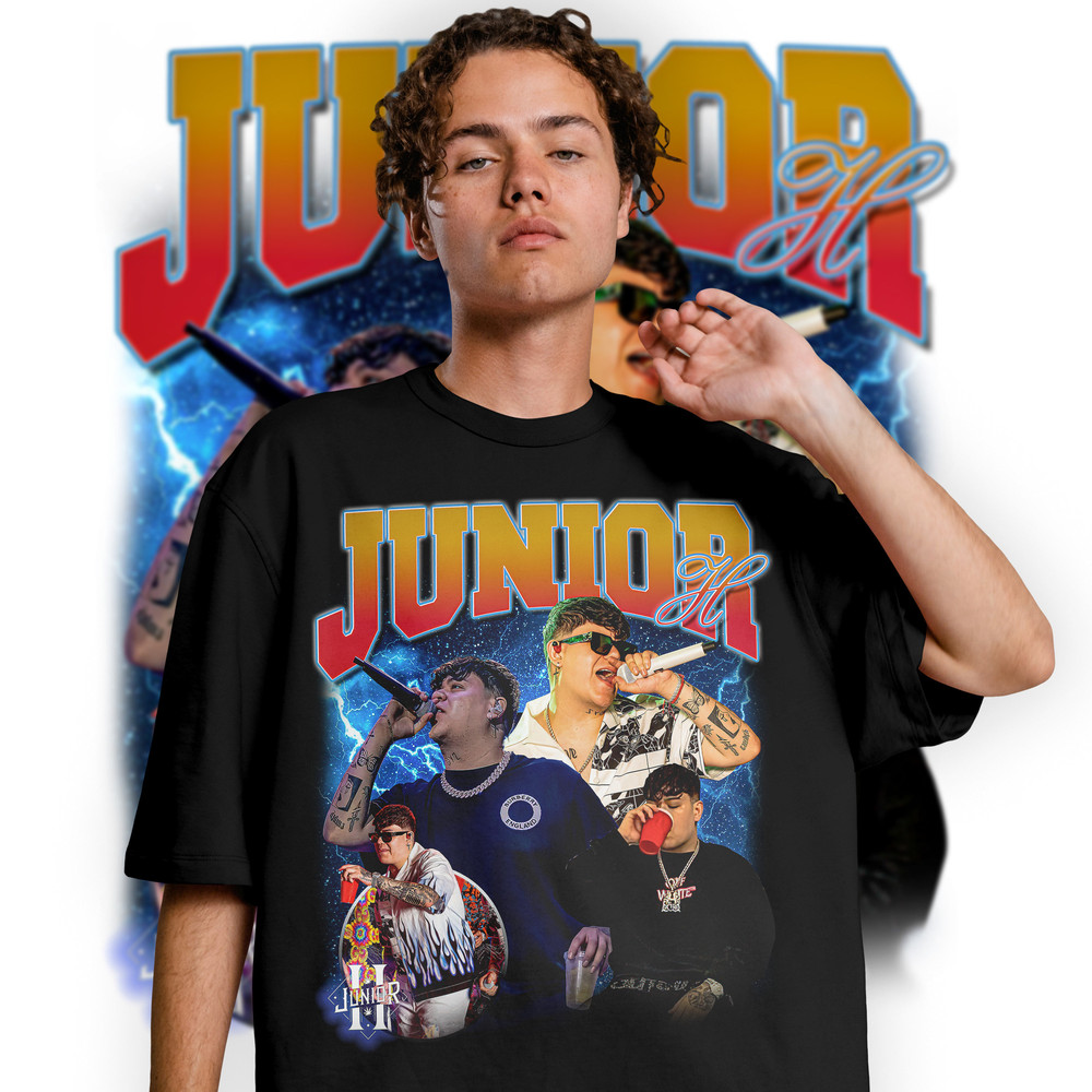 Limited JUNIOR H Vintage T-Shirt, Graphic T-shirt, Retro 90's Fans Homage JUNIOR H T-shirt, Gift For Women and Men - 2.jpg