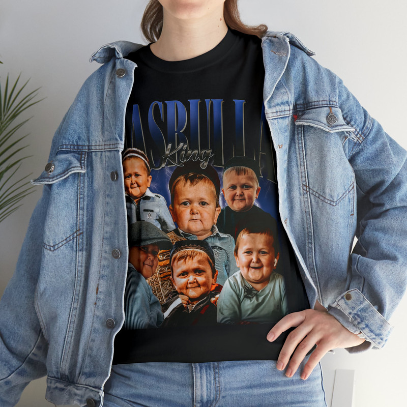 Limited King Hasbulla Vintage T-Shirt, Graphic Unisex T-shirt, Retro 90's King Hasbulla Fans Homage T-shirt, Gift For Women and Men - 3.jpg