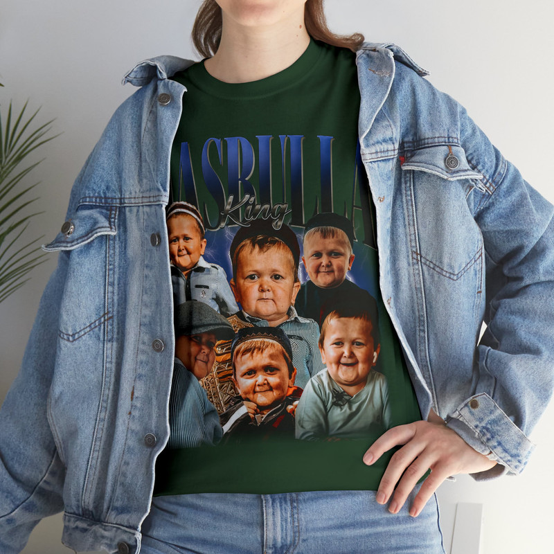 Limited King Hasbulla Vintage T-Shirt, Graphic Unisex T-shirt, Retro 90's King Hasbulla Fans Homage T-shirt, Gift For Women and Men - 4.jpg