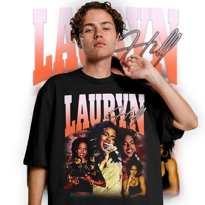 Limited Lauryn Hill Vintage T-Shirt, Lauryn Hill Graphic T-shirt, Retro 90's Fans Homage T-shirt, Gift For Women and Men - 2.jpg