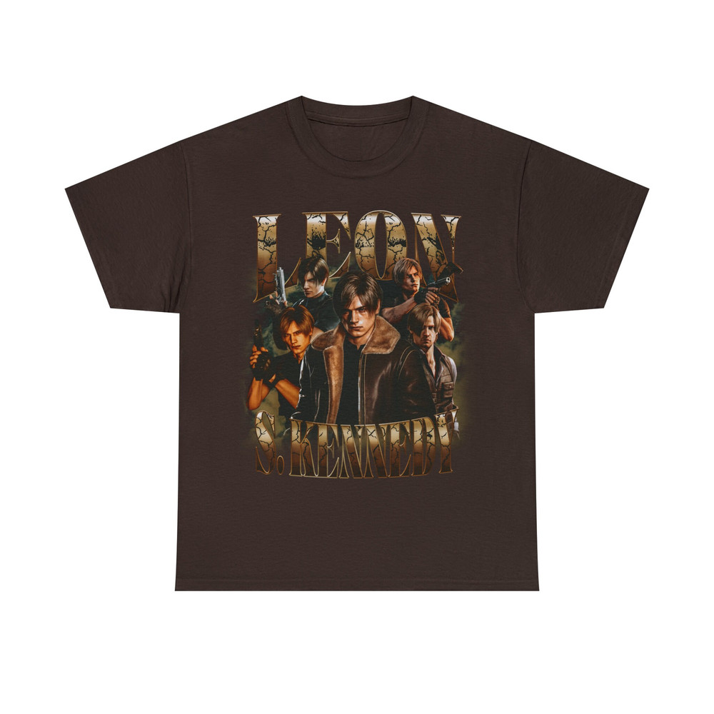Limited Leon S Kennedy Vintage T-Shirt, Graphic Unisex T-shirt, Retro 90's Fans Homage T-shirt, Gift For Women and Men - 5.jpg