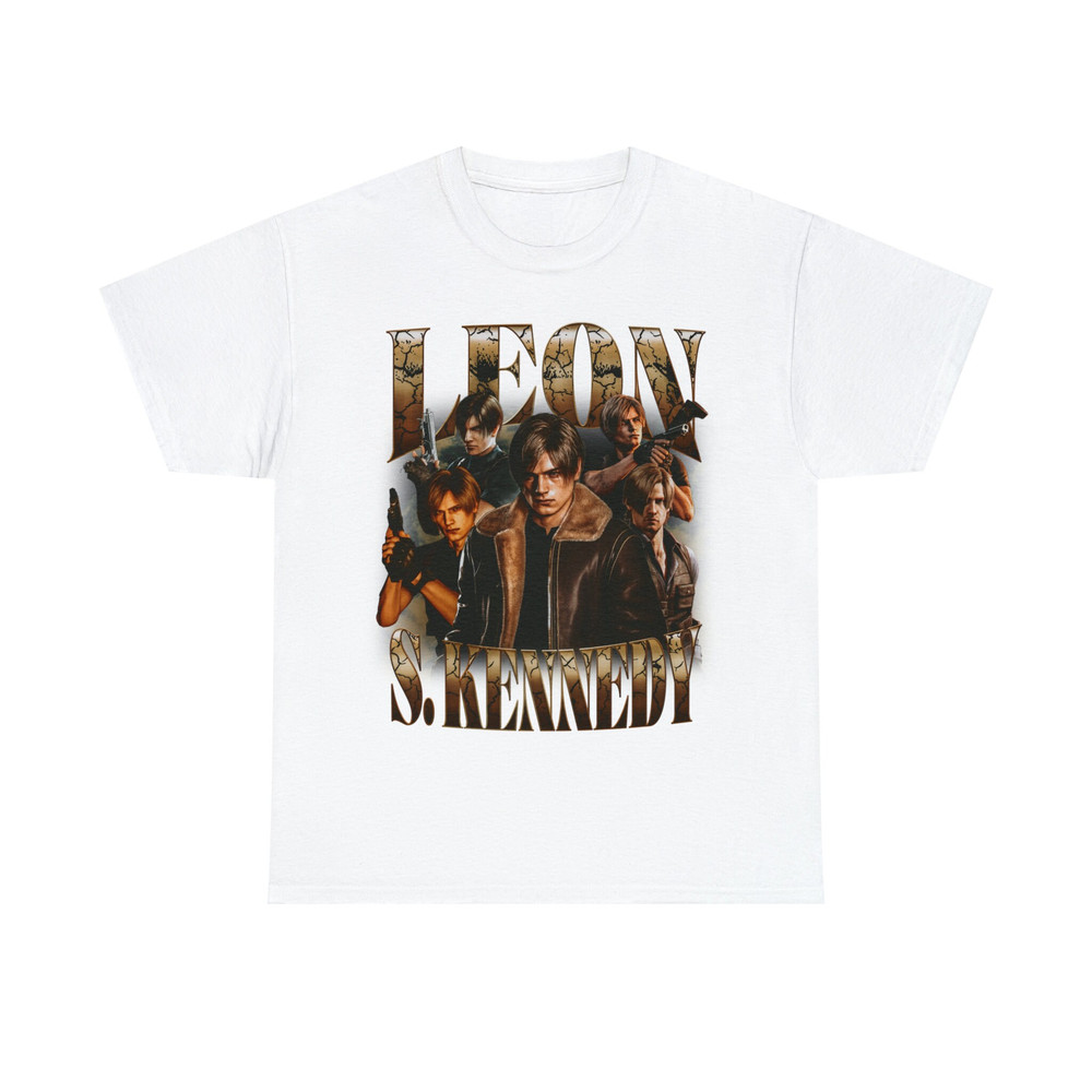 Limited Leon S Kennedy Vintage T-Shirt, Graphic Unisex T-shirt, Retro 90's Fans Homage T-shirt, Gift For Women and Men - 9.jpg