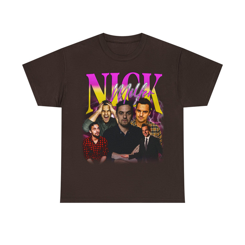 Limited Nick Miller Vintage T-Shirt, Graphic T-shirt, Retro 90's Fans Homage T-shirt, Gift For Women and Men - 4.jpg