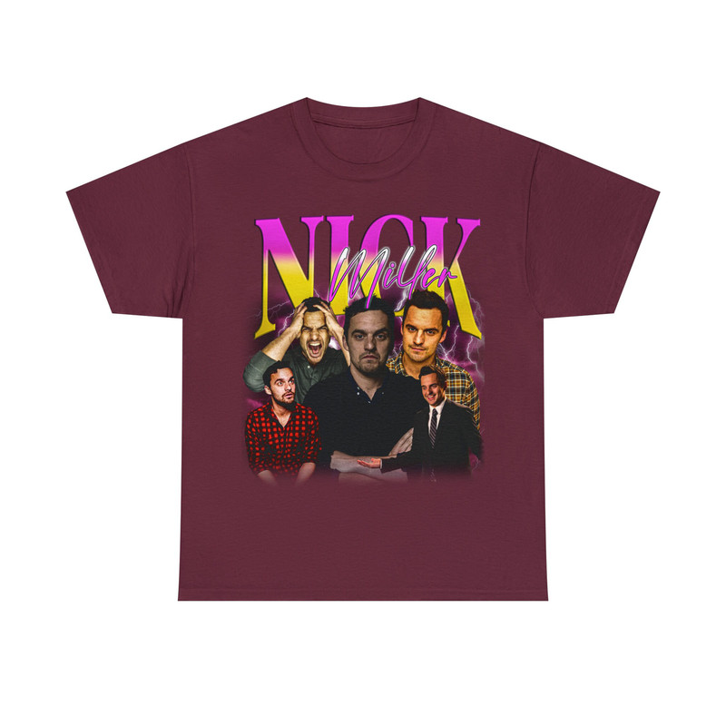 Limited Nick Miller Vintage T-Shirt, Graphic T-shirt, Retro 90's Fans Homage T-shirt, Gift For Women and Men - 5.jpg