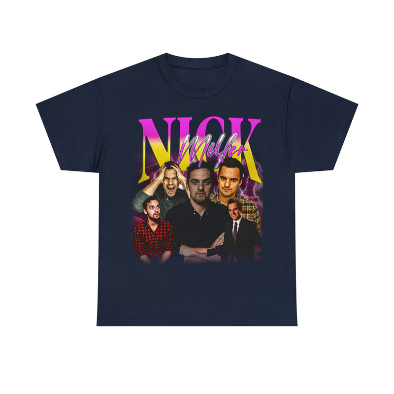 Limited Nick Miller Vintage T-Shirt, Graphic T-shirt, Retro 90's Fans Homage T-shirt, Gift For Women and Men - 6.jpg