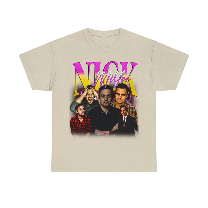 Limited Nick Miller Vintage T-Shirt, Graphic T-shirt, Retro 90's Fans Homage T-shirt, Gift For Women and Men - 7.jpg