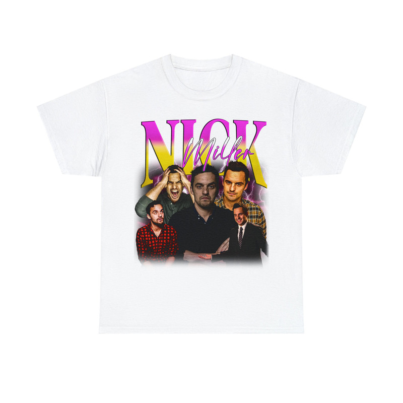 Limited Nick Miller Vintage T-Shirt, Graphic T-shirt, Retro 90's Fans Homage T-shirt, Gift For Women and Men - 8.jpg