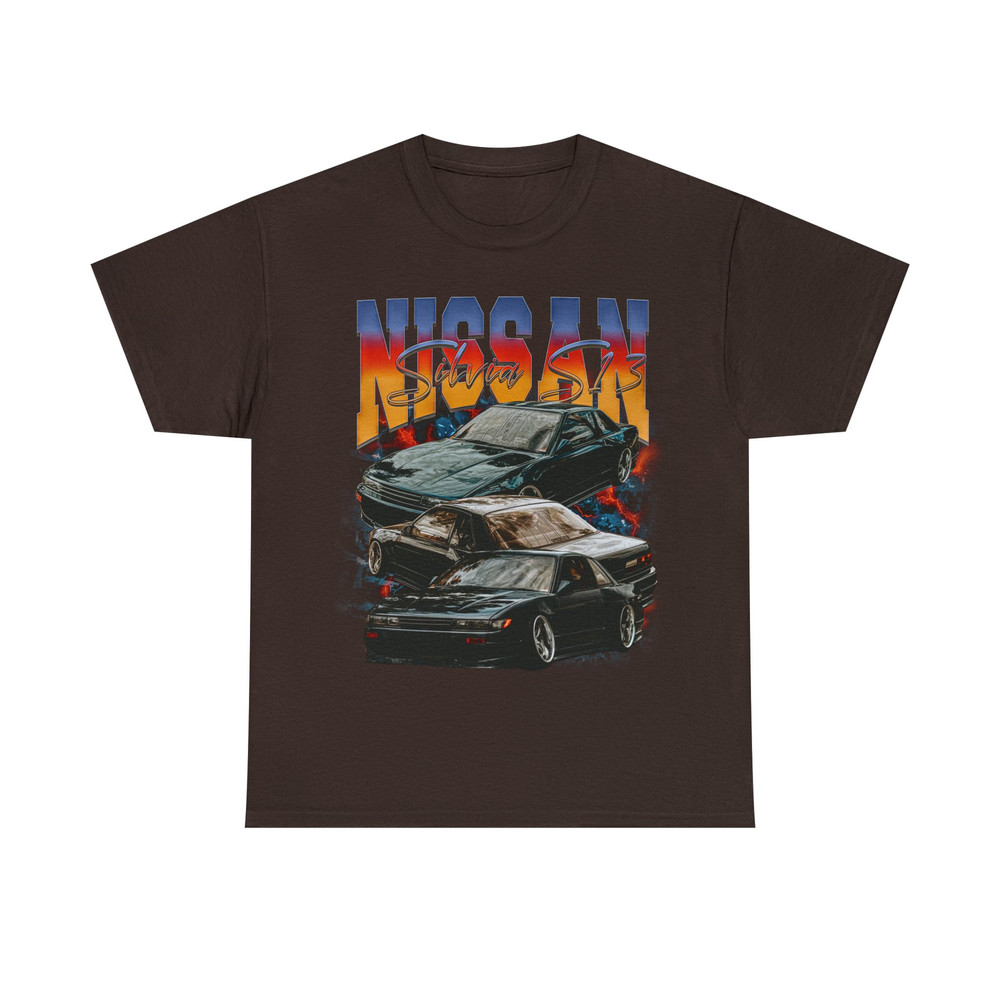 Limited Nissan SILVIA S13 240SX JDM Vintage T-Shirt, SILVIA S13 240SX Graphic T-shirt, Jdm Retro 90's Homage T-shirt, Jdm Gift - 4.jpg