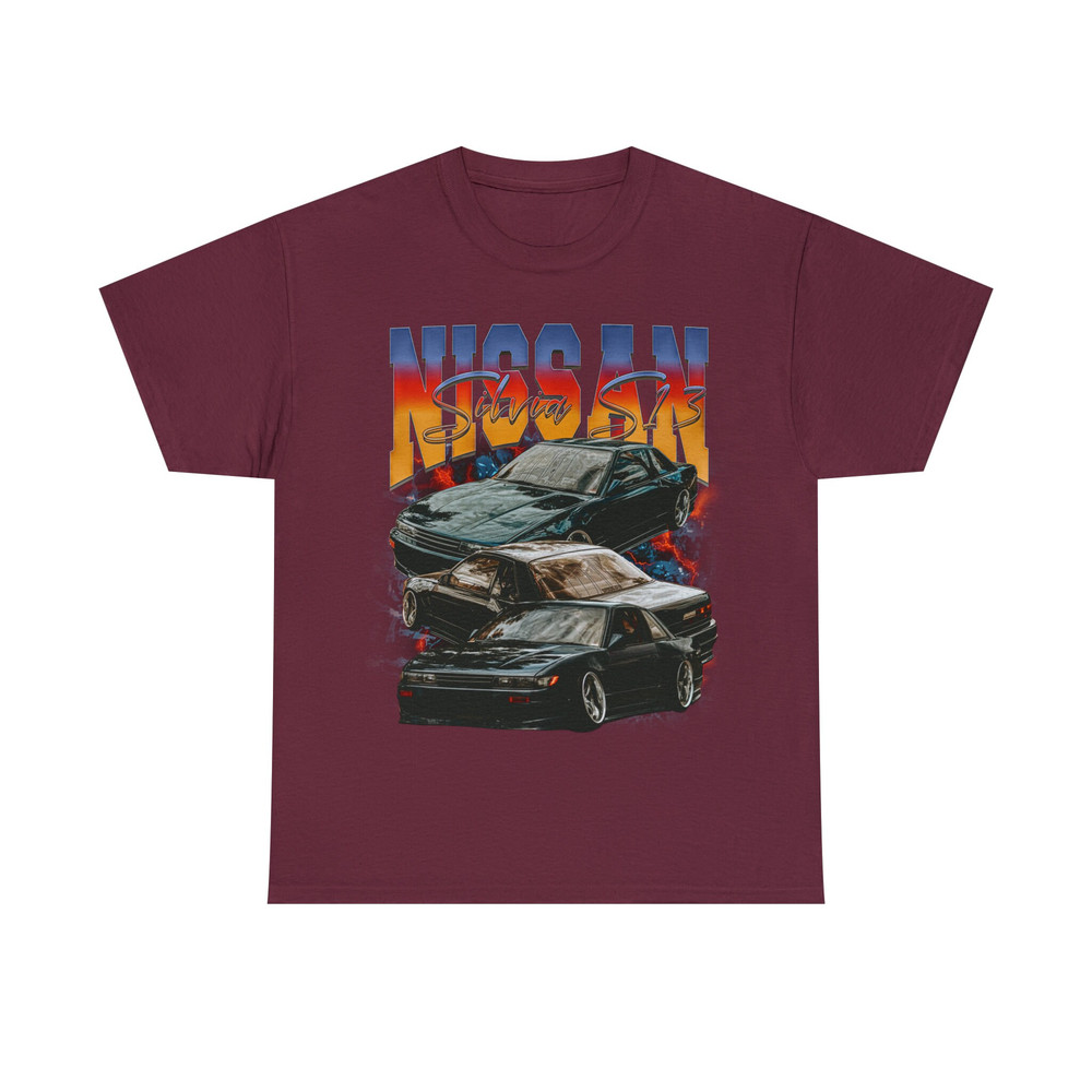 Limited Nissan SILVIA S13 240SX JDM Vintage T-Shirt, SILVIA S13 240SX Graphic T-shirt, Jdm Retro 90's Homage T-shirt, Jdm Gift - 9.jpg