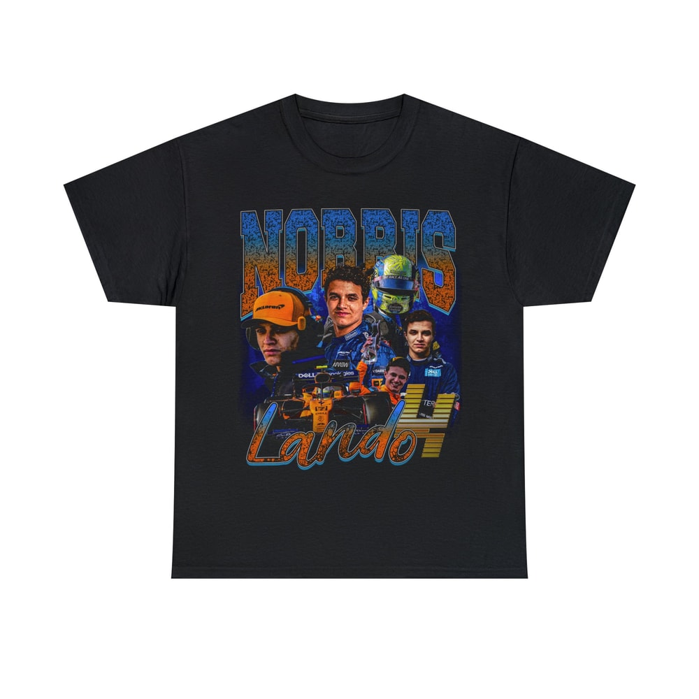 Limited Norris Lando Vintage T-Shirt, Graphic Unisex T-shirt, Retro 90's Fans Homage T-shirt, Gift For Women and Men - 3.jpg