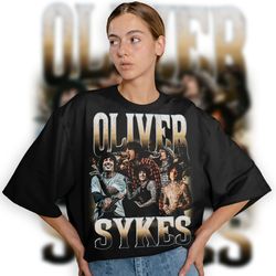 limited oliver sykes vintage png, oliver sykes graphic png, retro 90s fans homage oliver sykes png, gift for women and m
