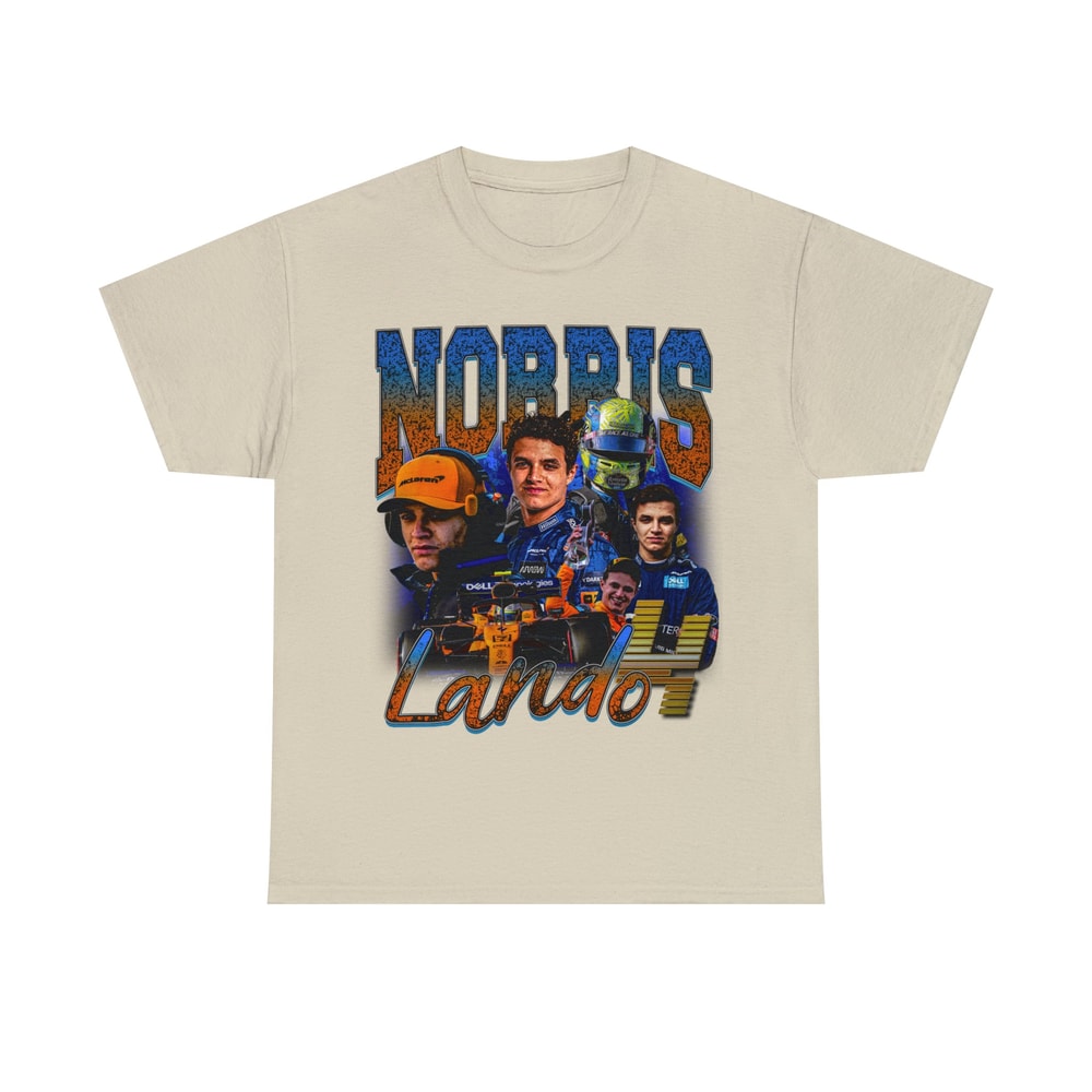 Limited Norris Lando Vintage T-Shirt, Graphic Unisex T-shirt, Retro 90's Fans Homage T-shirt, Gift For Women and Men - 8.jpg